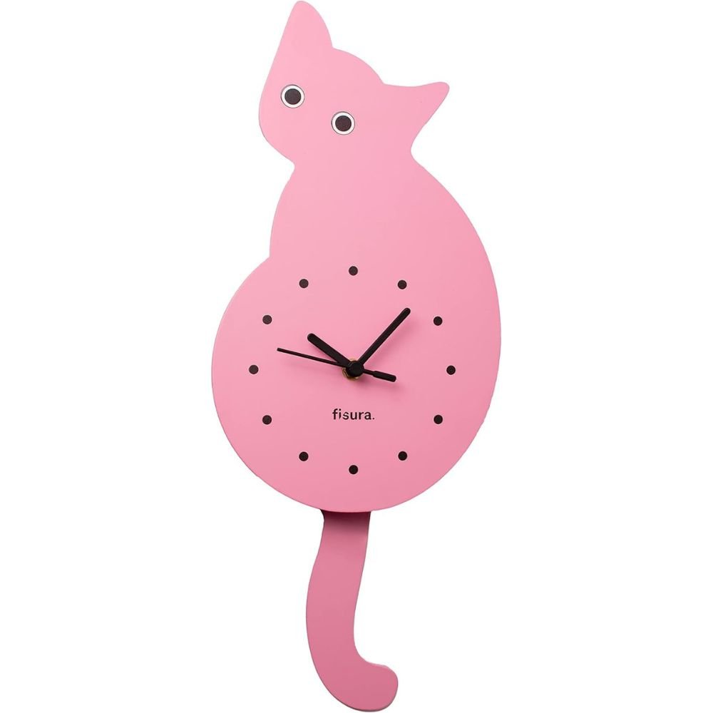 Fisura Reloj de Gato Rosa con Cola Péndulo