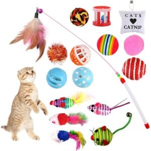 GOLDGE 16pz Juguetes para Gatos