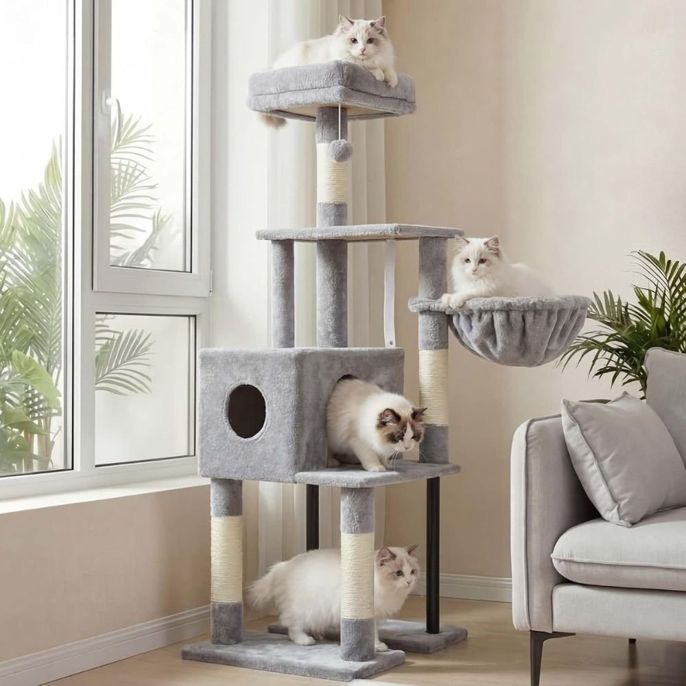 Heybly 125 cm Árbol Rascador para Gatos
