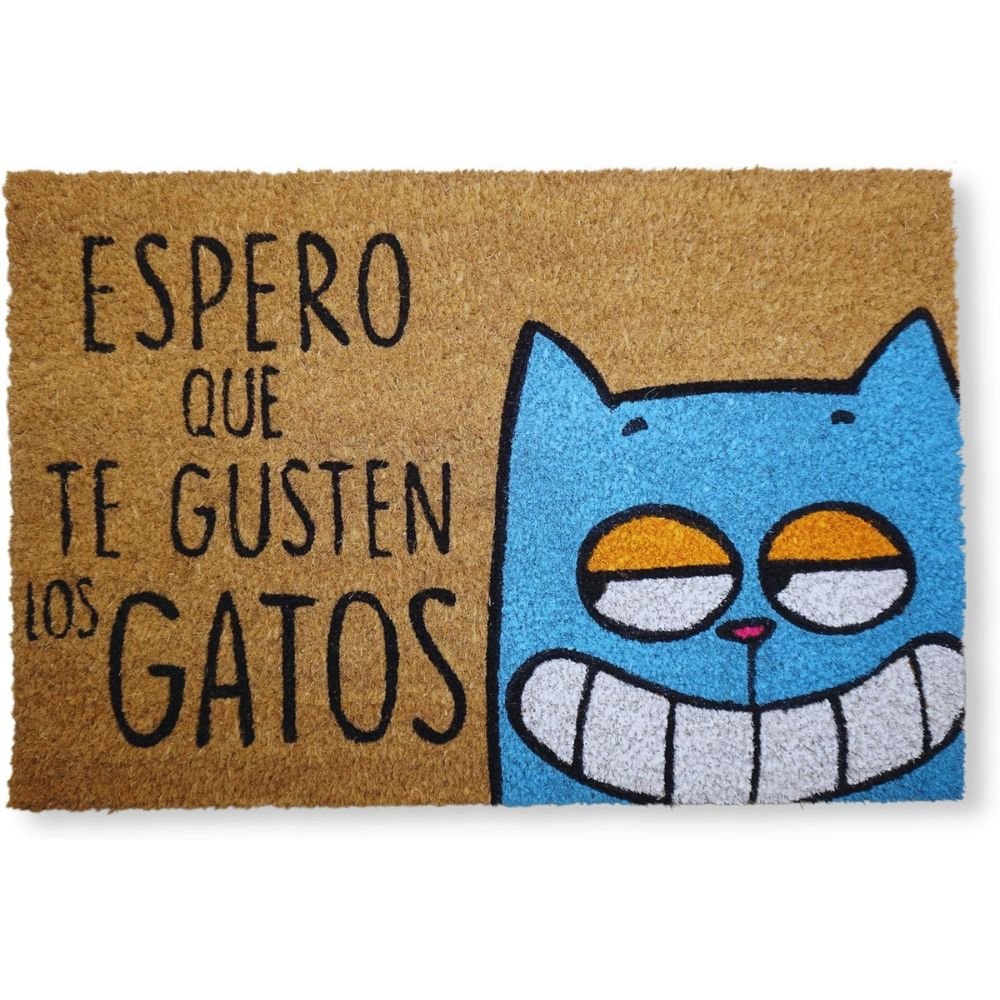 KOKO DOORMATS Alfombra Espero Que te Gusten los Gatos