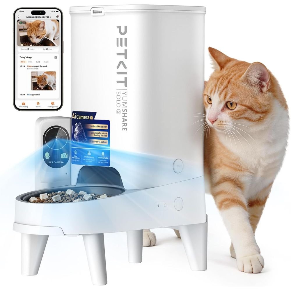 PETKIT YUMSHARE SOLO 2 COMEDERO AUTOMÁTICO GATO CON CÁMARA