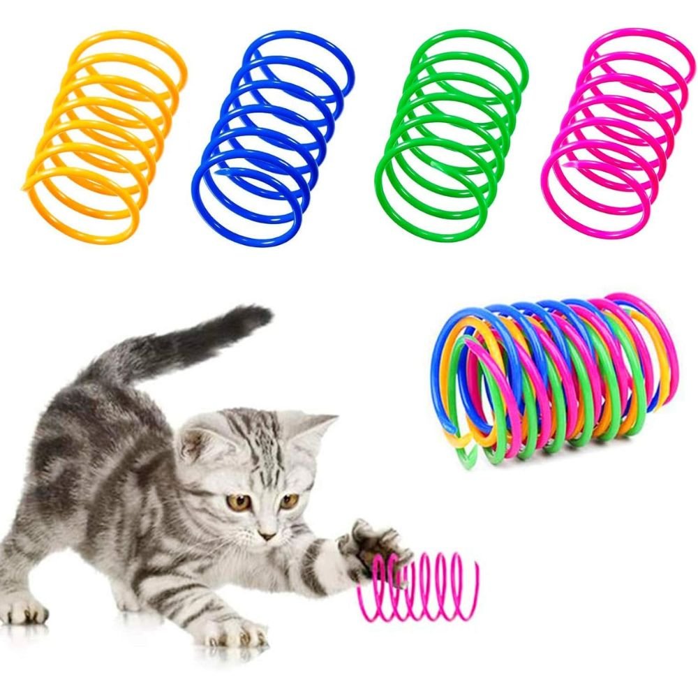 TaimeiMao 20 Piezas Muelle en Espiral para Gato