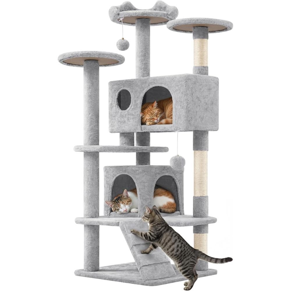Yaheetech 139 cm Árbol Rascador para Gatos